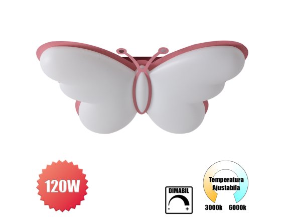 Lustra LED 120W Butterfly LD-120WBFCHL